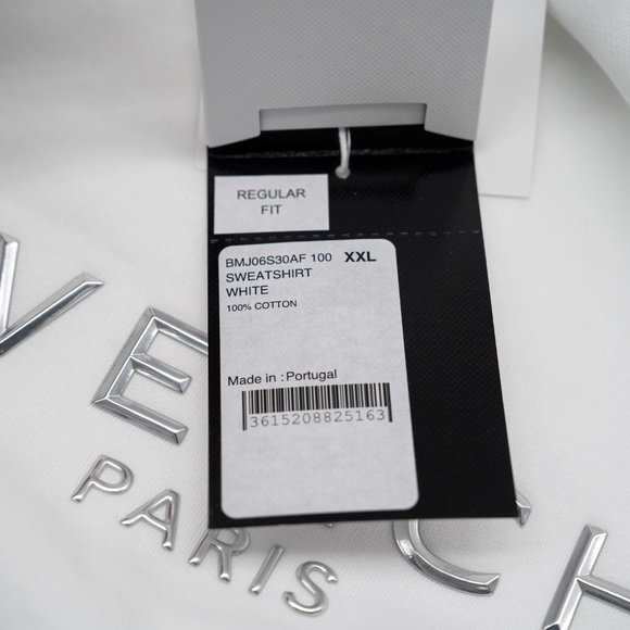 size XXL Givenchy Metallic Logo White Sweatshirt - Picture 5 of 7